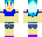 blue crop top