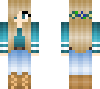 blue girl