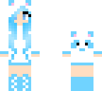 blue panda girl 2