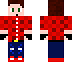 checked red shirt
