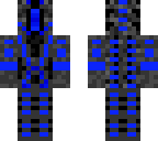 futuristic armor - blue