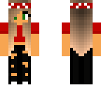 girl with bandana red
