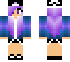 girl with purple hair