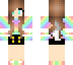 rainbow wolf girl