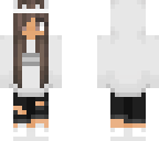 white hoodie
