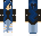 blue girl