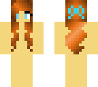 brown hair girl template