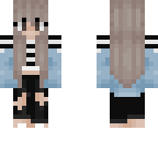 light brown hair girl w denim jacket