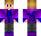 purple and blue triplets