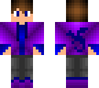 purple and blue triplets