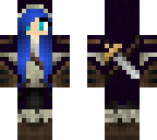 blue-haired assassin