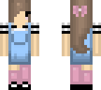 chibi in overalls