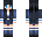 black hair anime