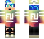 blue hair cool kid