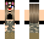cute camo girl