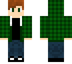 plaid hoodie boy