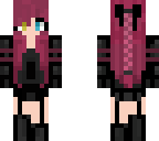 purple hair girl