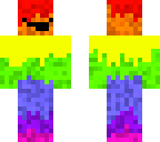 rainbow skin