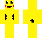 a very yellow pikachu
