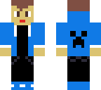 blue gamer boy