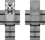 old plushie black and white