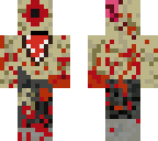 bloody one-eyed zombie