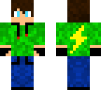 green lightning hoodey