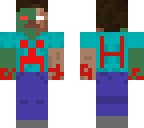 half zombie herobrine