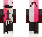 whilte and pinnk