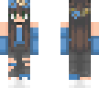 blue cool girl