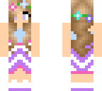 cute pastel spring girl