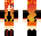 flame cat girl