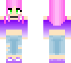 pink haired girl