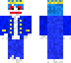roi cheveuxbleu