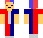 blue and red guy