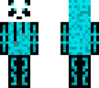 blue hoodied panda