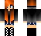 orange emo girl