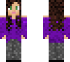 full purple and dark hair