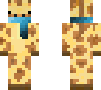 giraffe in a blue scarf