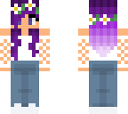 purple hair girl
