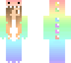 rainbow dino girl