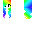 rainbow hair base