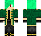 sora green clothes