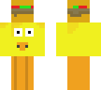 duck and hamburger