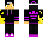 purple hoodie golden fist