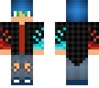 red and blue flame boy