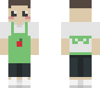 supermarket worker apple boy