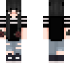 black haired girl
