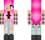 pink haired girl
