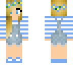 blue overalls